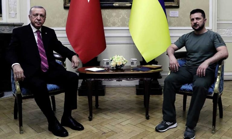 Erdoğan Zelenski ile Nova Kakhovka İhtilafını Konuştu