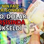 Euro, ECB’nin Faiz Kararı Sonrası Dolar Karşısında Yükseliyor
