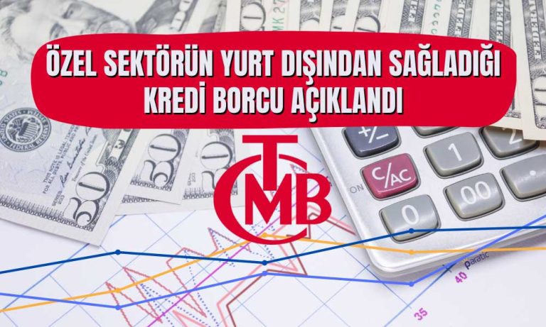 Türkiye’de Özel Sektörün Yurt Dışı Kredi Borcu Nisan’da Azaldı