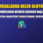 Piyasaların Gündemi Yoğunlaştı! Yatırımcılar için Kritik Başlıklar