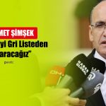 Şimşek: Türkiye’yi Hak Etmediği Gri Listeden Çıkaracağız
