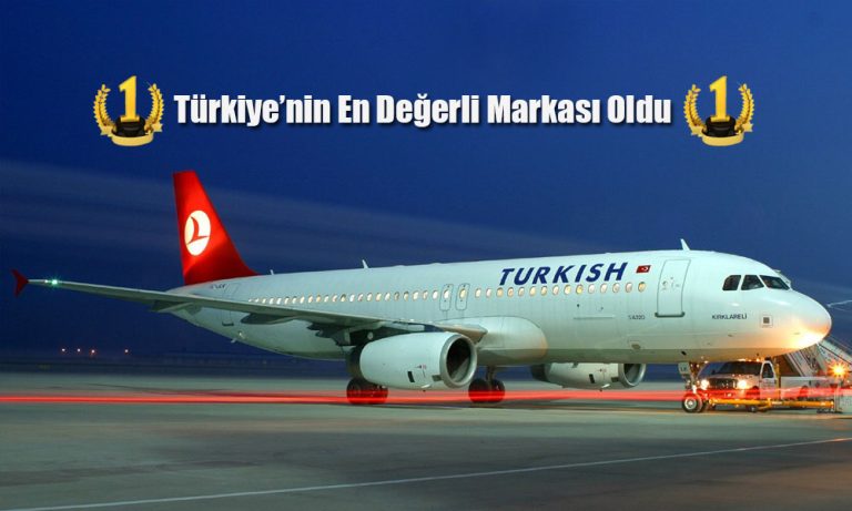 Türk Hava Yolları 6. Kez Türkiye’nin En Değerli Markası Oldu