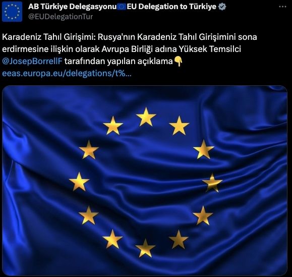 Ab Turkiye Delegasyonu Tweet