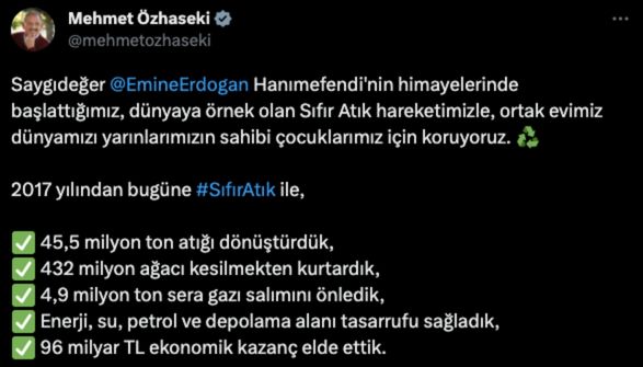 Mehmet Ozhaseki Tweet