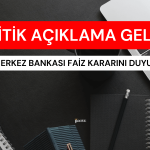Merkez Bankası Temmuz Ayı PPK Faiz Kararını Açıkladı