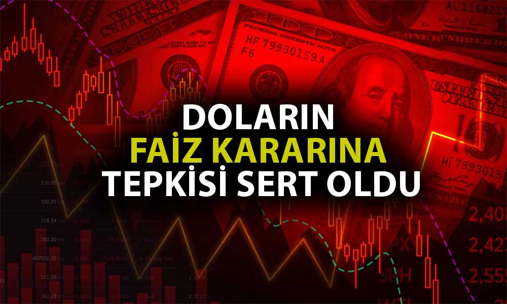 Dolar, TCMB’nin Agresif Faiz Artırımı Sonrası Sert Düştü