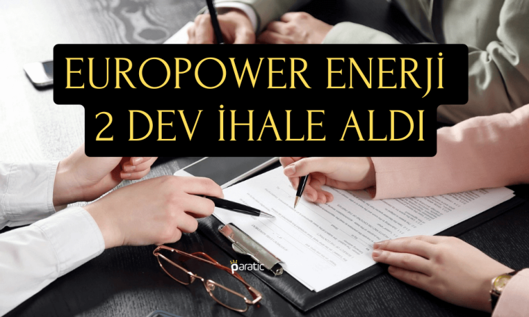 Europower Enerji 34 Milyon TL Değerinde 2 İhale Kazandı
