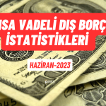 Kısa Vadeli Dış Borç Stoku Haziran’da 163 Milyar Dolar Oldu