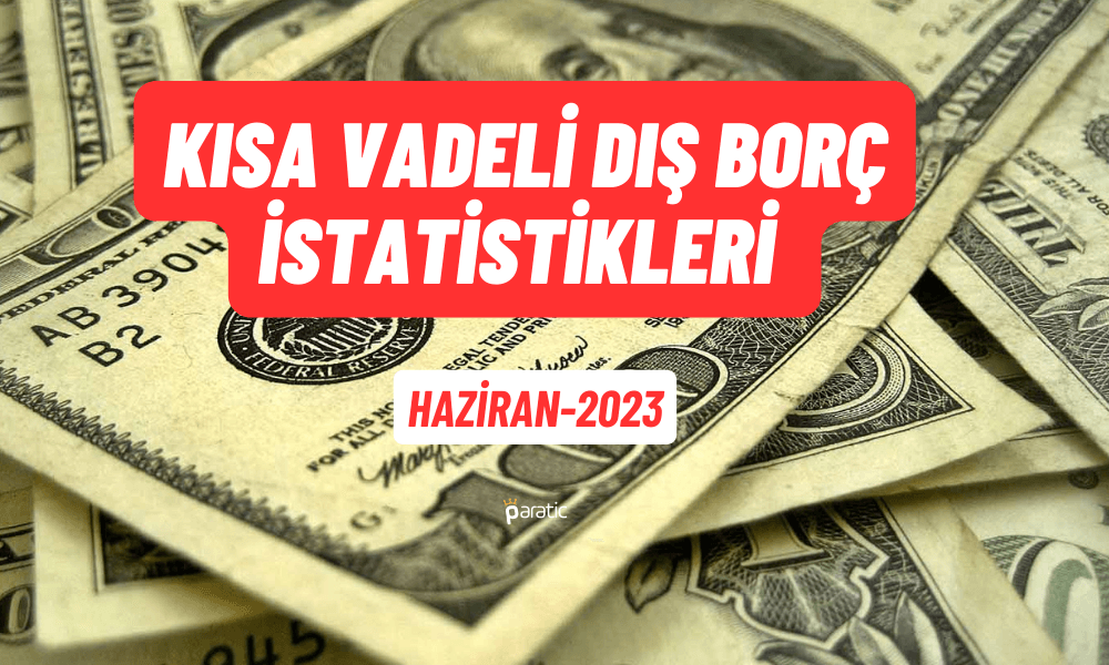 Kısa Vadeli Dış Borç Stoku Haziran’da 163 Milyar Dolar Oldu