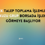 Kuzu Grup İşlemleri, Ebebek Talep Toplama Süreci Başlıyor