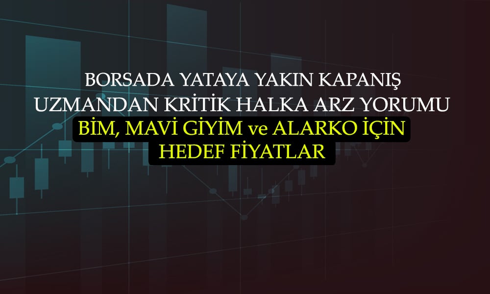 Borsa Rekordan Satış Yedi! Endeksten Yataya Yakın Kapanış