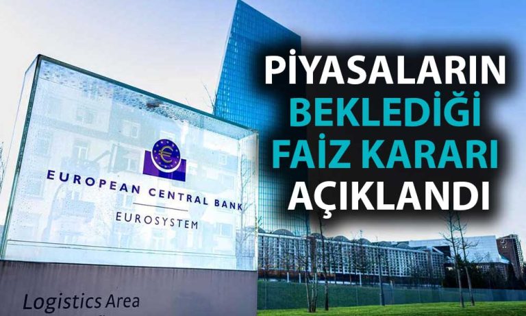 ECB Faiz Kararını Açıkladı: Sürpriz Hamle Geldi