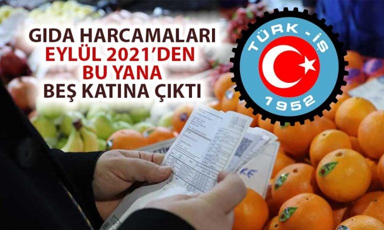 Türk-İş Açıkladı: Açlık Sınırı Eylül’de 13 Bin TL’yi Aştı