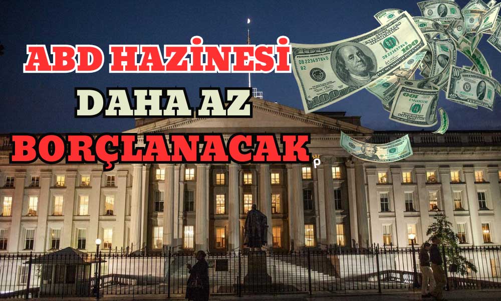 ABD Hazinesi O Dönem için Borçlanma Hedefini Düşürdü