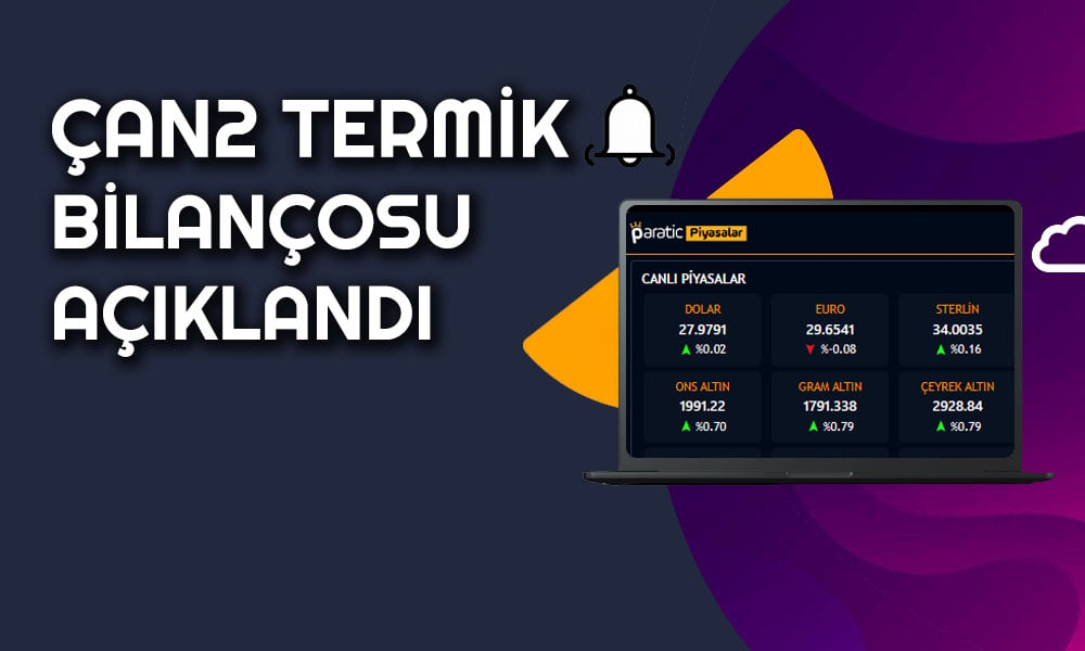 CANTE 3Ç23 Bilançosu Paylaşıldı! Şirketin Borcu Azaldı