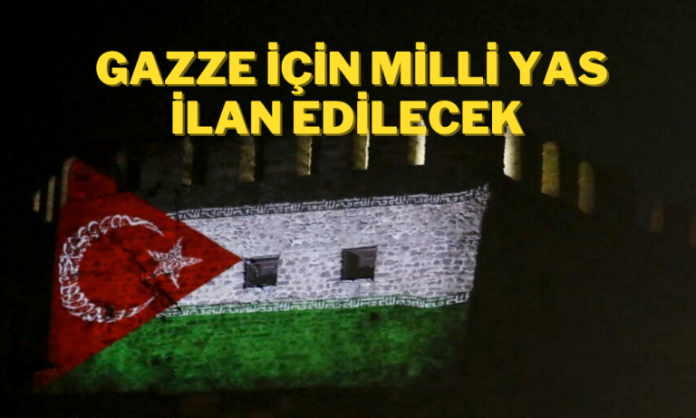 Türkiye Gazze İçin 3 Günlük Yas İlan Edecek
