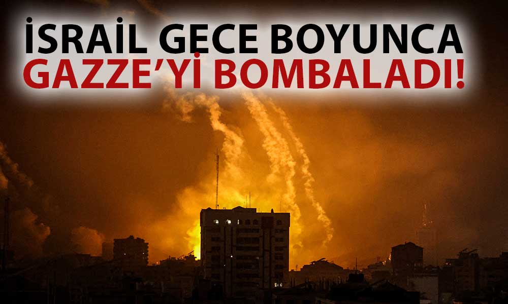 İsrail Duyurdu: Gazze’de Yüzlerce Hedef Vuruldu