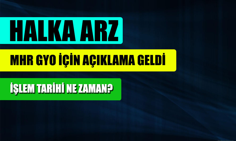 Mhr GYO için Beklenen Açıklama Geldi! İşlem Tarihi Ne Zaman?