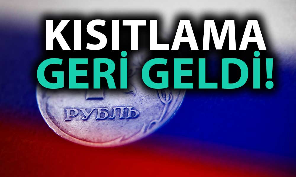 Rusya’dan Rubleye Destek için Flaş Karar