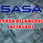 SASA Bilançosu Açıklandı: Kârda Düşüş Var