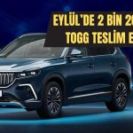 TOGG’un Eylül Ayı Teslimat Bilançosu Açıklandı