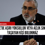 Bakan Işıkhan Yoksulluk ve Açlık Sorununu Reddetti