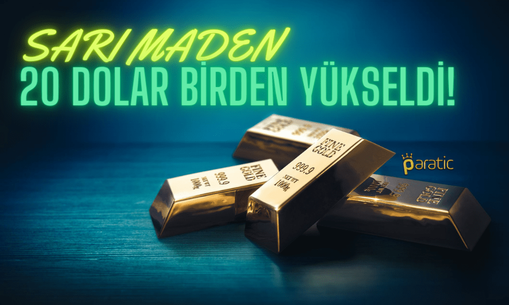 Beklenen Veri Sarı Madeni 20 Dolar Birden Yükseltti