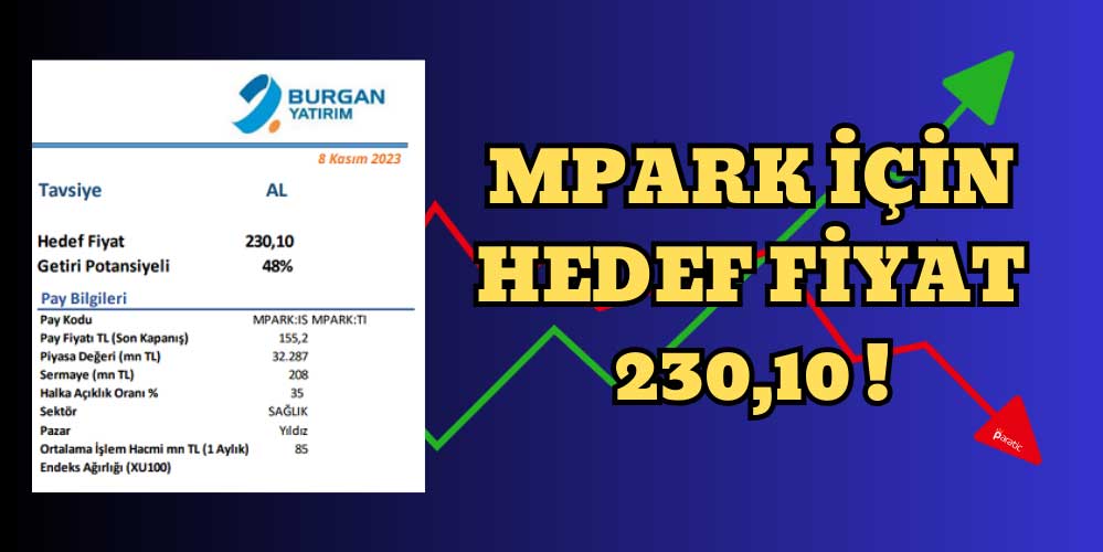 Burgan Yatırım MPARK Hedef Fiyat Açıklaması