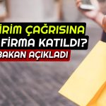 Büyük Firmalar İndirim Çağrısına Uydu mu? Bakan Açıkladı