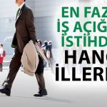 Türkiye’de İş İmkanı ile Öne Çıkan Şehirler Belli Oldu