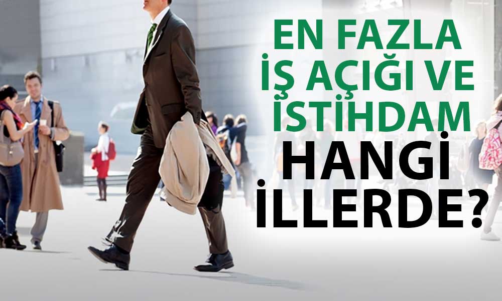 Türkiye’de İş İmkanı ile Öne Çıkan Şehirler Belli Oldu