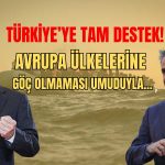 Türkiye’ye “Çok Sayıda Mülteci” için Tam Destek!