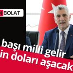 Bakan Bolat’ın Milli Gelir Beklentisi 1 Trilyon Doları Aştı!