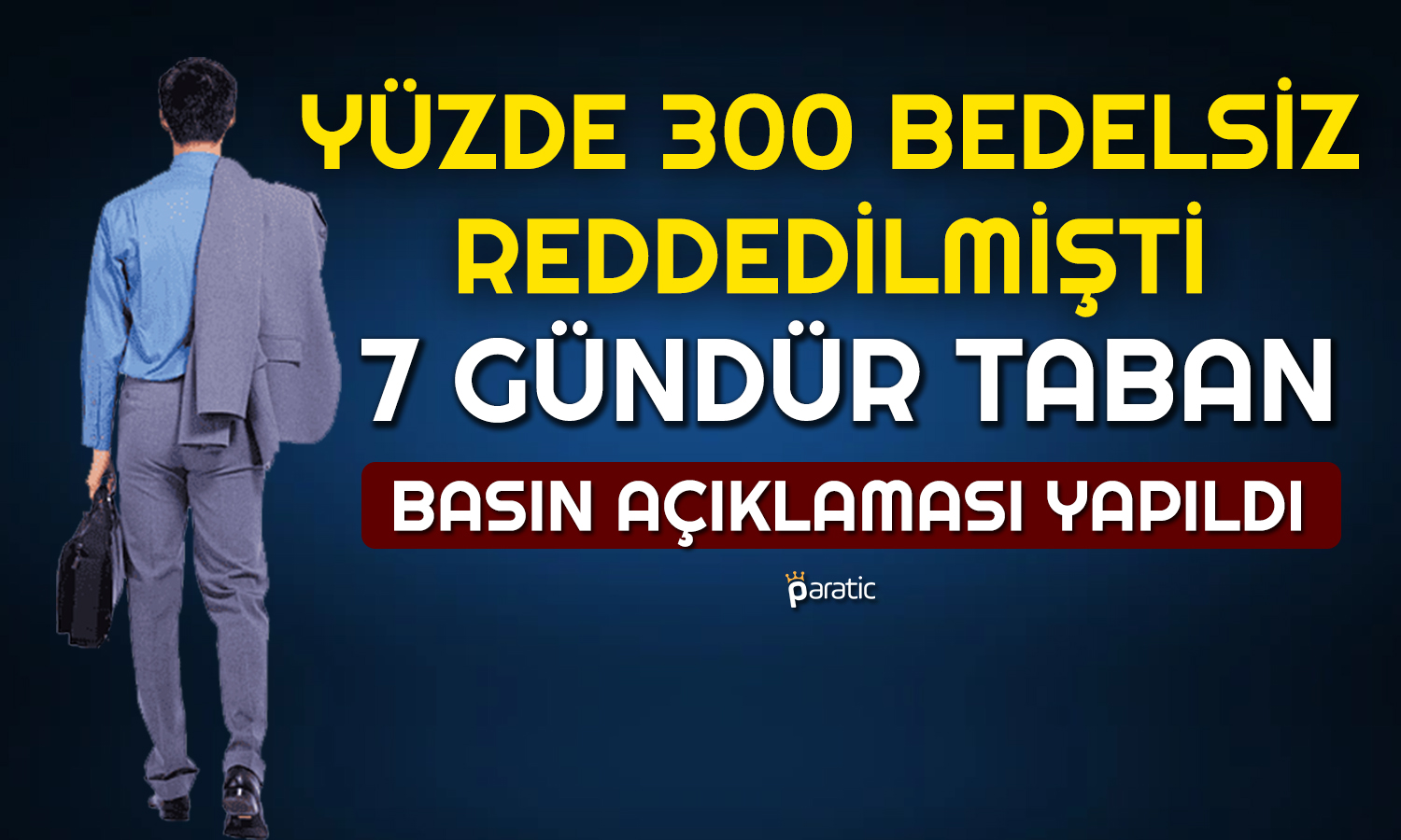 Bedelsiz Darbesiyle Çakılan Hisseler için Basın Açıklaması!