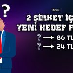 Bu Hisse 86 TL’ye Yükselecek! 2 Şirket için Yeni Hedef Fiyat