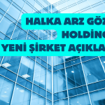 Halka Arz Devi Holding Yeni Şirket Kuruyor
