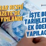 Kamu İşçilerine Yapılacak Ek Ödeme Tarihleri Açıklandı