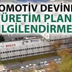 Otomotiv Şirketinden Üretim Projesine İlişkin Bilgilendirme