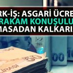 TÜRK-İŞ Başkanı Asgari Ücrette Kırmızı Çizgilerini Açıkladı