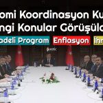Yılın Son EKK Toplantısında Enflasyon, OVP ve Büyüme Vurgusu