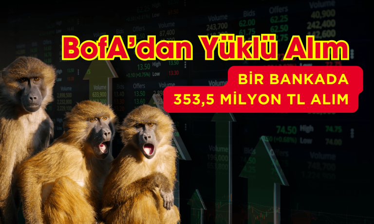 BofA’dan O Bankaya 353,5 Milyon TL Alım Geldi!