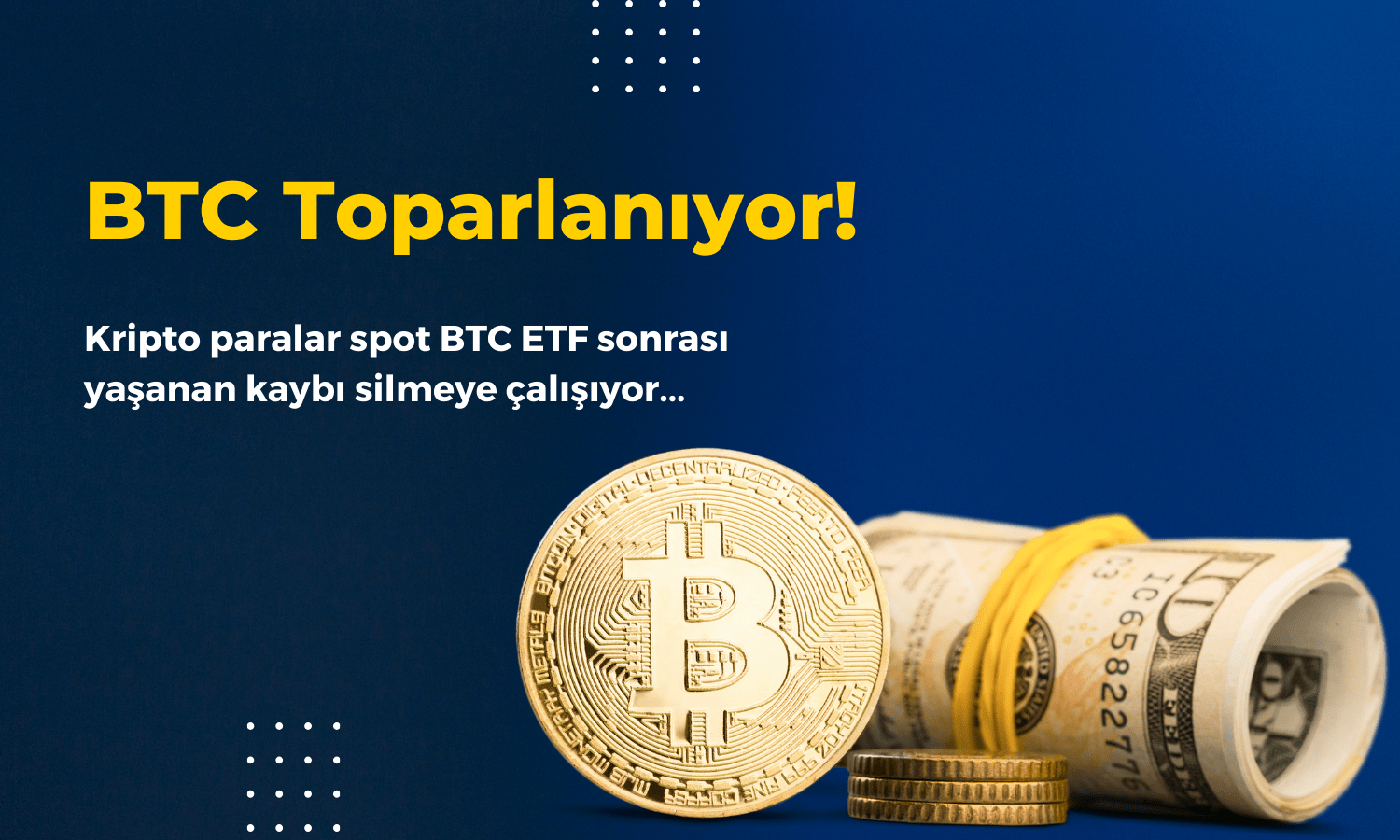 BTC Toparlanmaya Çalışıyor! ETH Ne Kadar? (17.01.2024)