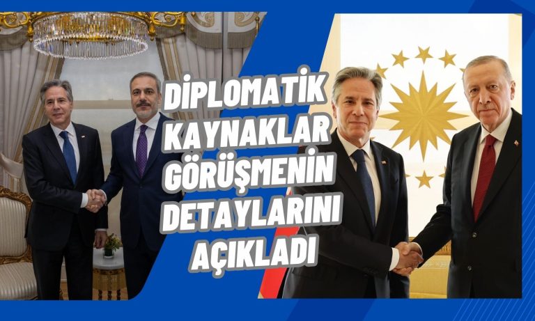 Cumhurbaşkanı Erdoğan ve Fidan Blinken ile Görüştü