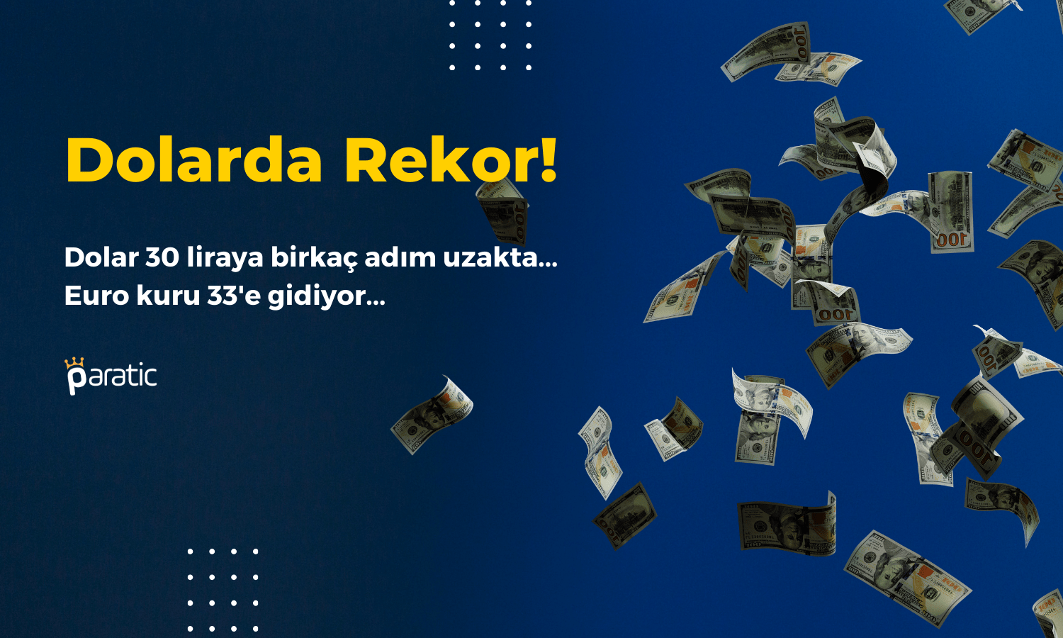 Dolarda Yeni Rekor! Euro Kaç TL? (05.01.2024)