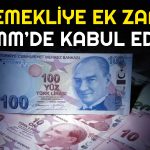 Emekliler için Güncellenen Zam Teklifi TBMM’de Kabul Edildi