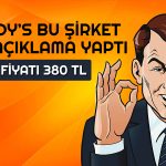 Hedef Fiyatı 380 TL Olan Şirket için Bir Olumlu Gelişme Daha