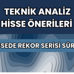 Aracı Kurumun Önerdiği Bu Hisse Rekora Doymadı