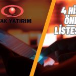 Oyak Yatırım Öneri Listesinden Bu Hisseyi Çıkardı