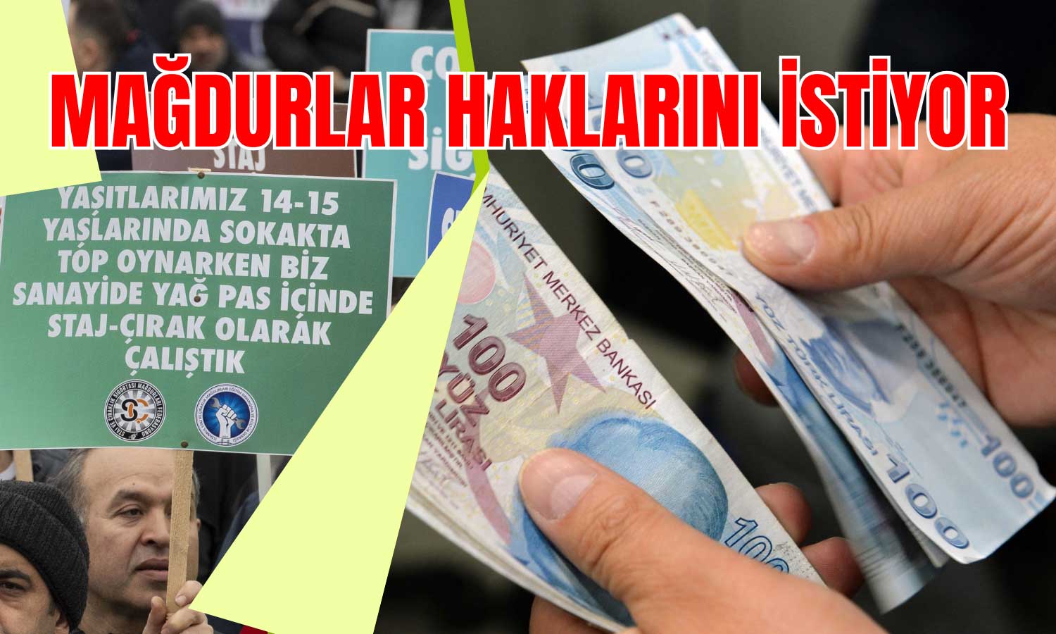 Staj ve Çıraklık Mağdurları Emeklilik İstiyor
