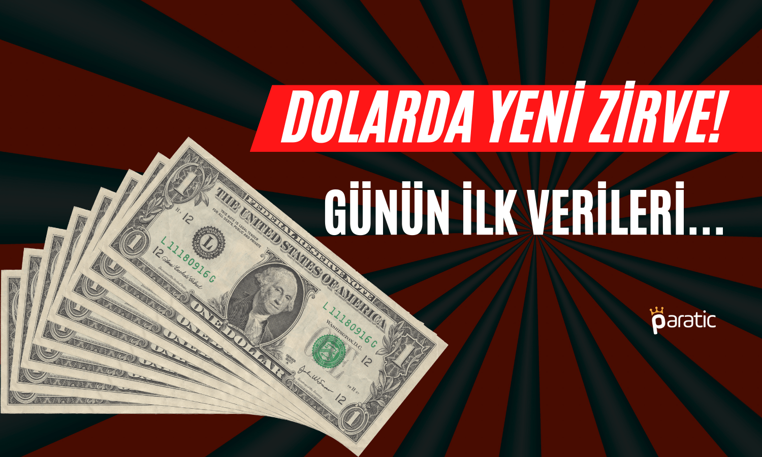 Yılın İlk Rekoru! Dolar Kuru Ne Kadar? (03.01.2024)